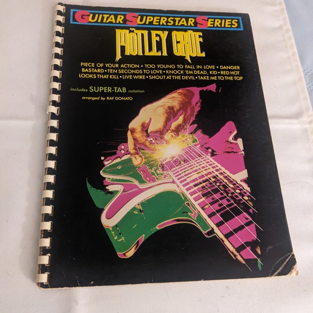 Motley Crue Guitar Sheet Music Book
